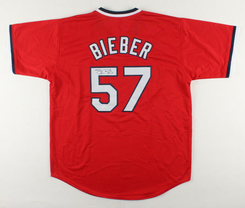 Shane Bieber Signed Cleveland Guardians Jersey (JSA Holo) 2020 AL Cy Young Award