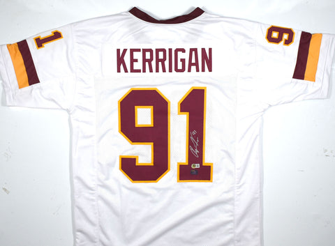 Ryan Kerrigan Autographed White Pro Style Jersey - Beckett W Hologram *Silver