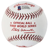 Dodgers (4) Scully, Hershiser, Lasorda & Gibson Signed 88 WS Logo Baseball BAS