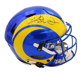 Kurt Warner Signed Los Angeles Rams Speed Flex Authentic NFL Helmet