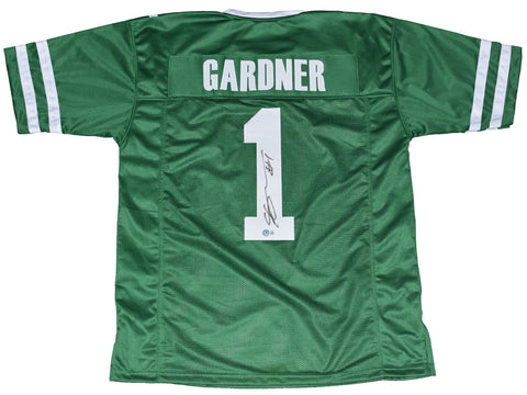 AHMAD SAUCE GARDNER SIGNED NEW YORK JETS #1 GREEN THROWBACK JERSEY BECKETT