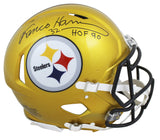 Steelers Franco Harris "HOF 90" Signed Flash F/S Speed Proline Helmet BAS Wit