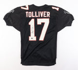 Billy Joe Tolliver Signed Atlanta Falcons Wilson NFL Style Jersey (Beckett)