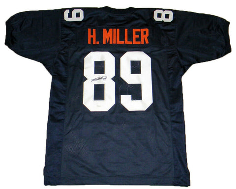 HEATH MILLER SIGNED AUTOGRAPHED VIRGINIA CAVALIERS #89 NAVY JERSEY JSA