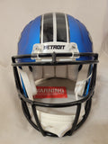 BARRY SANDERS SIGNED DETROIT LIONS 2024 ALTERNATE SPEED AUTH HELMET SCHWARTZ