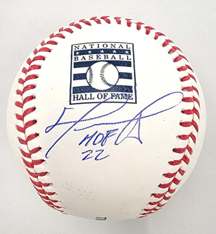 David Ortiz Autographed Boston Red Sox Hall of Fame Baseball W/ HOF 22 Beckett