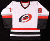 Mark Recchi Signed Carolina Hurricanes Jersey (JSA COA) 3xStanley Cup Winner
