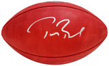 TOM BRADY AUTOGRAPHED SB XXXVI LEATHER FOOTBALL PATRIOTS FANATICS HOLO 205688