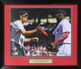 David Ortiz Autographed Red Sox Signed 16x20 Framed Photo With Tom Brady Beckett