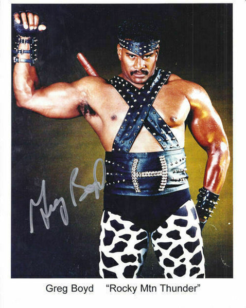 Greg Boyd Autographed/Signed Rocky Mountain Thunder 8x10 AWA 10610 PF