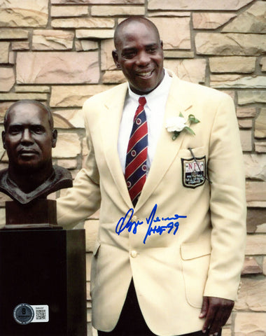 Ozzie Newsome Signed Cleveland Browns 8x10 Photo HOF Beckett 45541