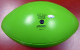 STEVEN HAUSCHKA AUTOGRAPHED SIGNED SEAHAWKS GREEN LOGO FOOTBALL MCS HOLO 112615