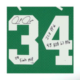 PAUL PIERCE Autographed Finals MVP Stat Celtics Green M&N Jersey FANATICS LE 34