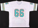 Larry Little Signed Miami Dolphins Stat Jersey Inscribed "HOF 93" (JSA COA)