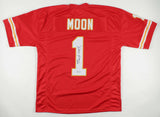 Warren Moon Signed Chiefs Jersey Inscribed "HOF 06"(PSA COA) Kansas City QB 1999