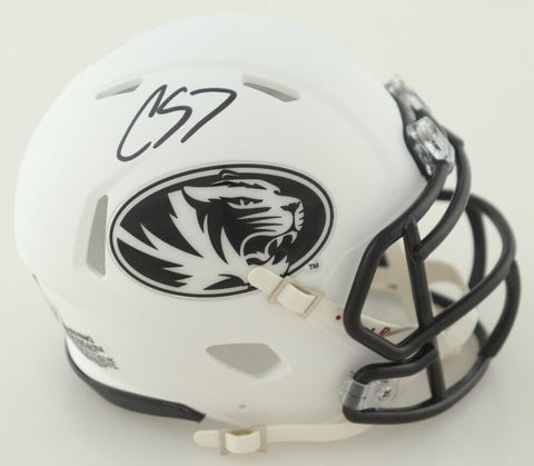 Cody Schrader Signed Missouri Tigers Mini Helmet (Beckett) Mizzou RB 5,456 Yards