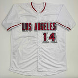 Autographed/Signed Logan O'Hoppe Los Angeles LA Anaheim White Jersey BAS COA