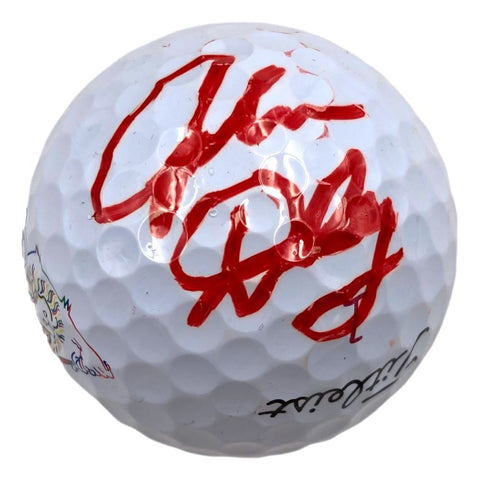 John Daly Signed In Red John Daly Logo Golf Ball BAS