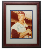 Roger Maris Signed Framed 8x10 New York Yankees Baseball Photo JSA LOA