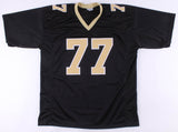 Willie Roaf Signed New Orleans Saints Black Jersey (Beckiett COA) HOF O-Lineman