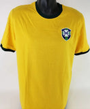 Pele Signed Brazil Soccer Jersey (PSA COA) 3xWorld Cup Champion 1958, 1962, 1970