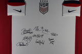 1999 USA Women's Olympic Champion Team Signed Soccer Framed Nike Jersey Beckett