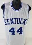 Dan Issel Signed Kentucky Wildcats White Jersey (JSA COA) Denver Nugget All Star