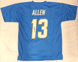 Chargers Keenan Allen Autographed Signed Light Blue Jersey Beckett QR #BL92180