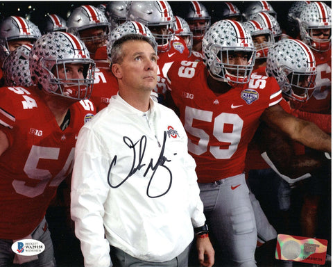 Urban Meyer Signed Ohio State Buckeyes Cotton Bowl 8x10 Photo Beckett Witnessed