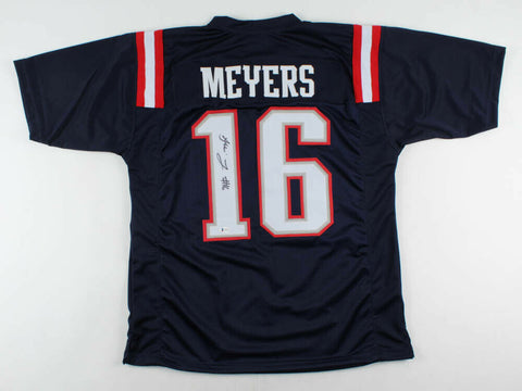 Jakobi Meyers Signed New England Patriots Jersey (Beckett Holo) Pats Starting WR