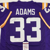 Autographed/Signed Jamal Adams LSU Purple College Football Jersey JSA COA