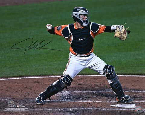 Adley Rutschman Signed 16x20 Baltimore Orioles Throw Photo Fanatics