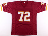 Dexter Manley Signed Washington Redskins Jersey (JSA COA) 2xSuper Bowl Champion