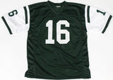 Vinny Testaverde Signed New York Jets Jersey (JSA COA) #1 Overall Draft Pk 1987