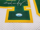 SEATTLE SUPERSONICS SHAWN KEMP AUTOGRAPHED WHITE JERSEY MCS HOLO STOCK #202426