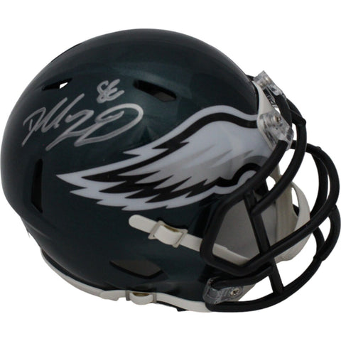 Dallas Goedert Autographed Philadelphia Eagles Mini Helmet FAN 44759