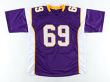 Jared Allen Signed Minnesota Vikings Jersey (Beckett Holo) 5xPro Bowl Defnse End