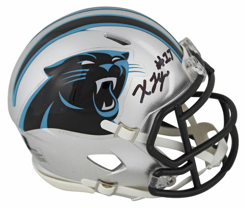 Panthers Xavier Legette Authentic Signed Speed Mini Helmet BAS Witnessed