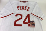 Tony Perez Signed Cincinnati Reds Jersey (JSA COA) Big Red Machine / HOF 2000