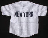 Miguel Andujar Signed New York Yankees Pinstriped Home Jersey (Beckett COA) 3B