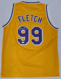 Fletch Chevy Chase Autographed Signed Yellow Jersey Beckett BAS QR #2W080739