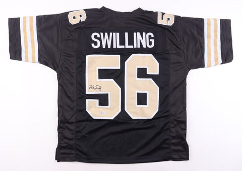 Pat Swilling Signed New Orleans Saints Jersey (Beckett) 5xPro Bowl Linebacker