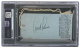 Arnold Palmer Signed Slabbed 1985 PGA Senior Tour Classic Ticket PSA