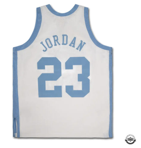 Michael Jordan Autographed Bulls 1983-84 UNC White Authentic Jersey UDA