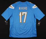 Phillip Rivers Signed Los Angeles Chargers Nike Replica Jersey (Beckett COA) Q.B