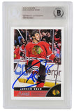 Andrew Shaw autographed 2013-14 Score Hockey Card #105 (Beckett Encapsulated)