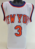 John Starks Signed New York Knicks Home Jersey (JSA COA) 1994 NBA All Star Guard