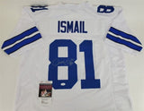 Rahib "Rocket" Ismail Signed Dallas Cowboys Home Jersey (Beckett) Notre Dame W.R