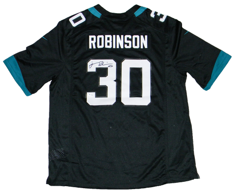 JAMES ROBINSON AUTOGRAPHED SIGNED JACKONSVILLE JAGUARS #30 NIKE JERSEY BECKETT