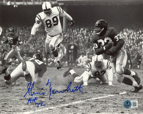 Gino Marchetti Autographed Baltimore Colts 8x10 Photo HOF Beckett 47722